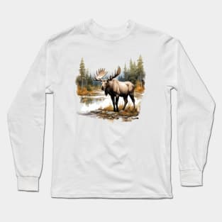 Wild Moose Long Sleeve T-Shirt